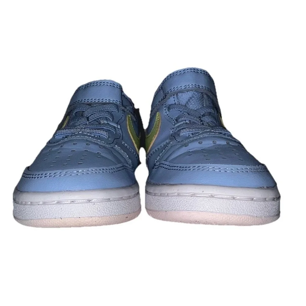 (339/8)Nike Court Borough Low Cobalt Bliss Lemon Twist Size 12 C